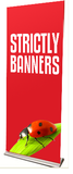 Deluxe Double Sided Roller Banner- Fabric - 850mm