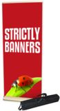 Premium Pullup / Roller Banner PVC 1m wide